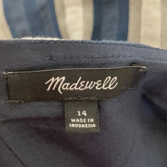 Madewell Striped Wrap Tie Mini Skirt - Picture 11 of 11